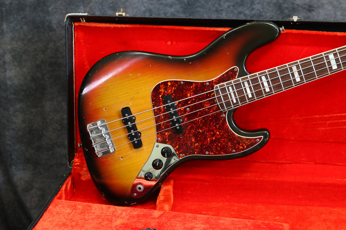 1971 Fender Jazz Bass Sunburst Andy Baxter Bass And Guitars