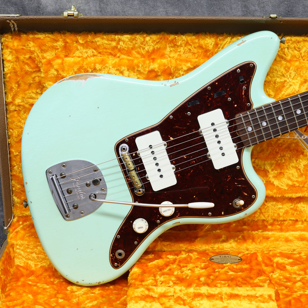 Fender 62 jazzmaster on sale surf pearl relic