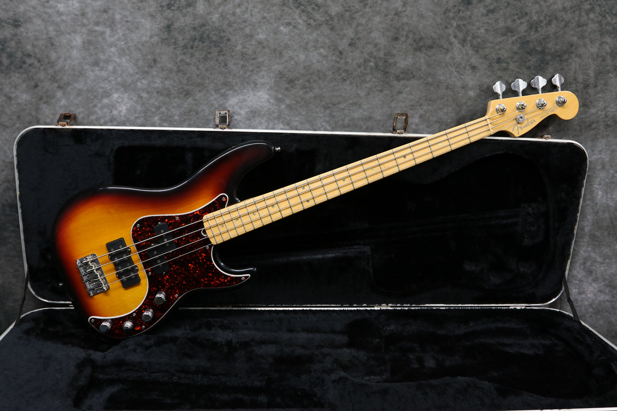 2002 Fender American Deluxe Precision Bass, Sunburst – Andy 