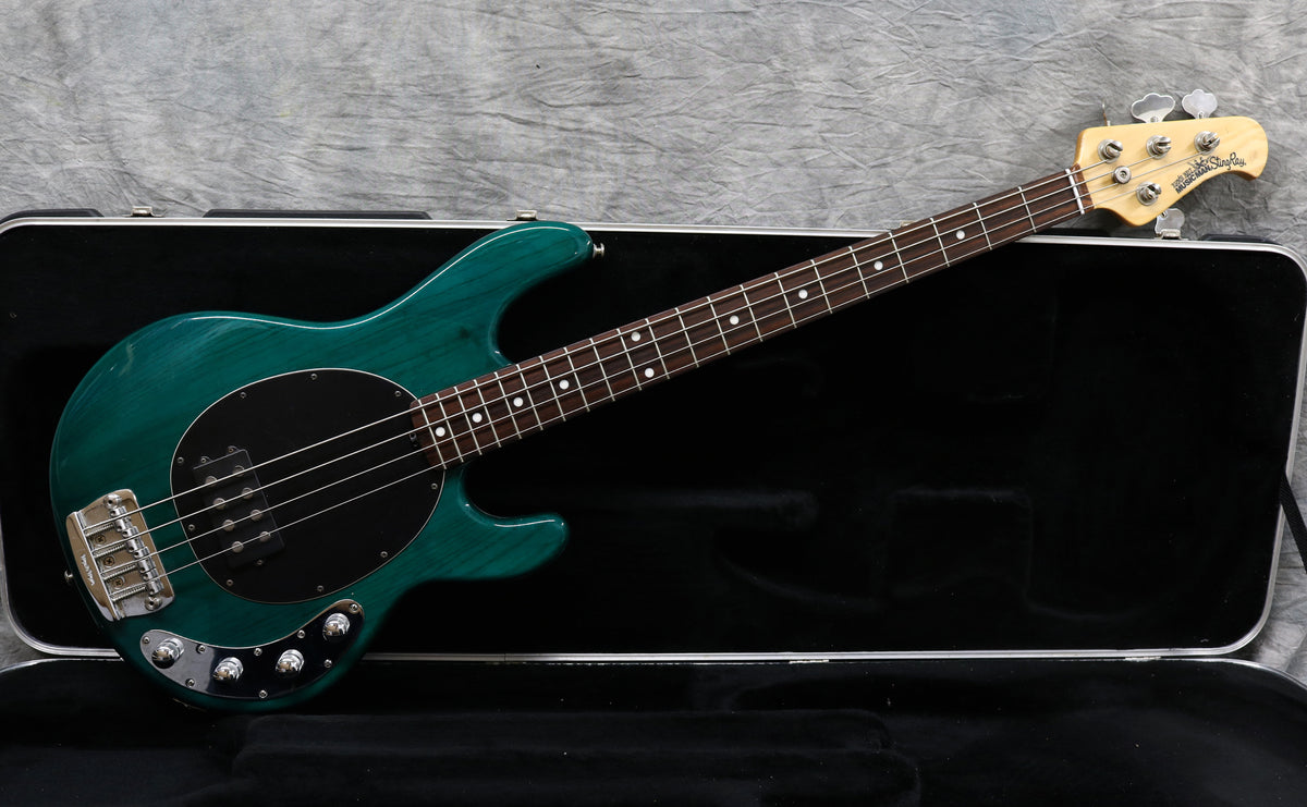 2002 Music Man Stingray, Trans Teal