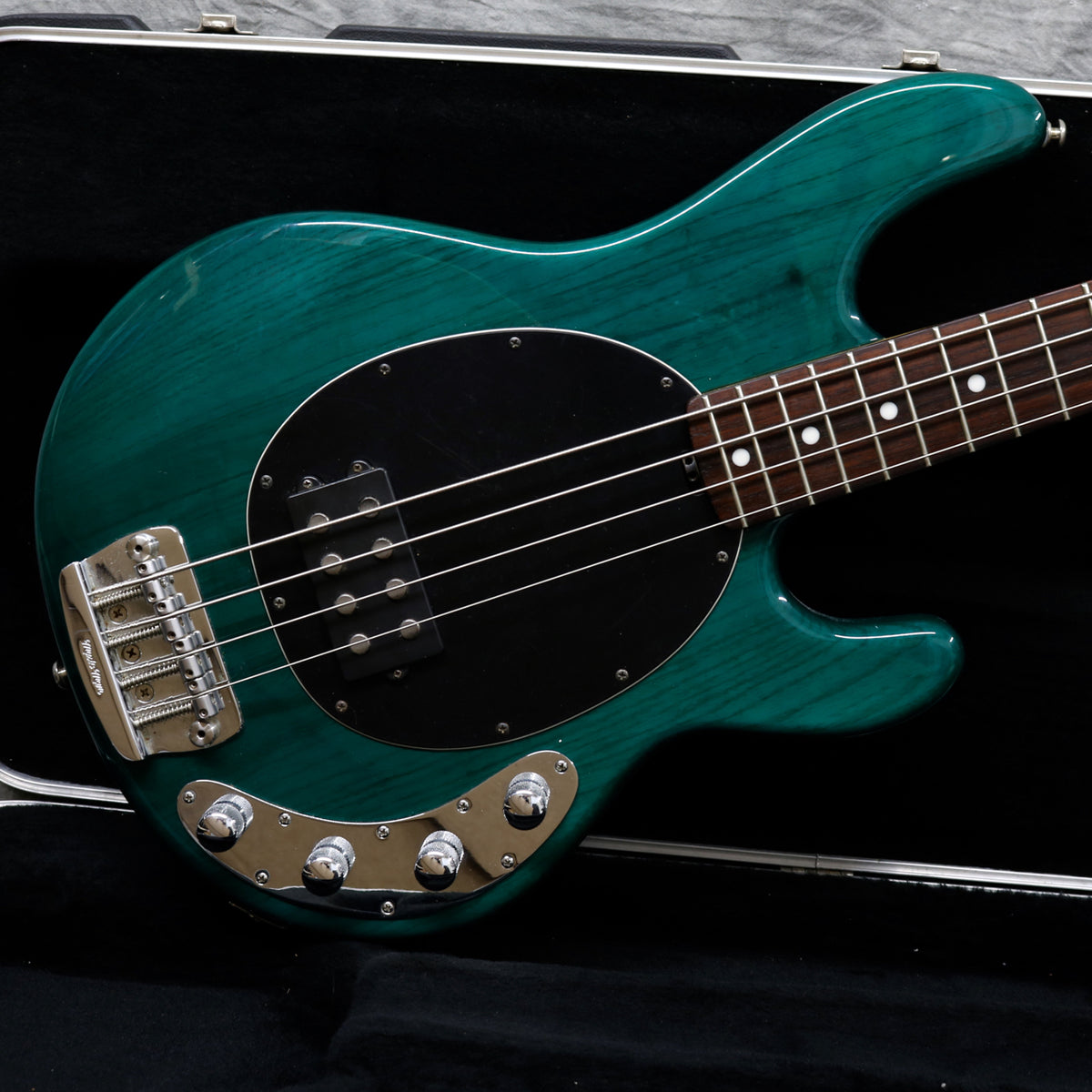 2002 Music Man Stingray, Trans Teal