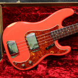 1962 Fender Precision Bass, Fiesta Red Refinish, Slab RW Board