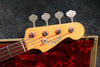 1962 Fender Precision Bass, Fiesta Red Refinish, Slab RW Board