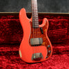 1962 Fender Precision Bass, Fiesta Red Refinish, Slab RW Board