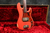 1962 Fender Precision Bass, Fiesta Red Refinish, Slab RW Board