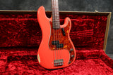 1962 Fender Precision Bass, Fiesta Red Refinish, Slab RW Board