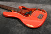 1962 Fender Precision Bass, Fiesta Red Refinish, Slab RW Board