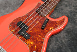 1962 Fender Precision Bass, Fiesta Red Refinish, Slab RW Board