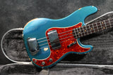 1962 Fender Precision Bass, Slab Board, Lake Placid Blue Refinish