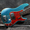 1962 Fender Precision Bass, Slab Board, Lake Placid Blue Refinish