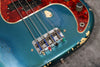 1962 Fender Precision Bass, Slab Board, Lake Placid Blue Refinish