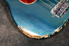 1962 Fender Precision Bass, Slab Board, Lake Placid Blue Refinish