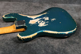 1962 Fender Precision Bass, Slab Board, Lake Placid Blue Refinish