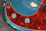 1962 Fender Precision Bass, Slab Board, Lake Placid Blue Refinish