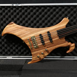 2007 Warwick Buzzard Bolt-On 5-string - Fretless - Zebrano