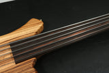 2007 Warwick Buzzard Bolt-On 5-string - Fretless - Zebrano