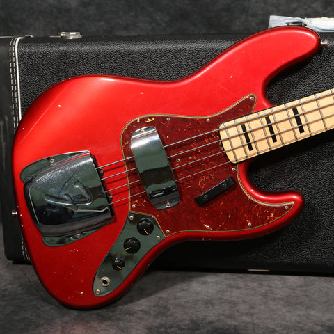 2023 Fender Custom Shop '68 Jazz - Journeyman - Candy Apple Red