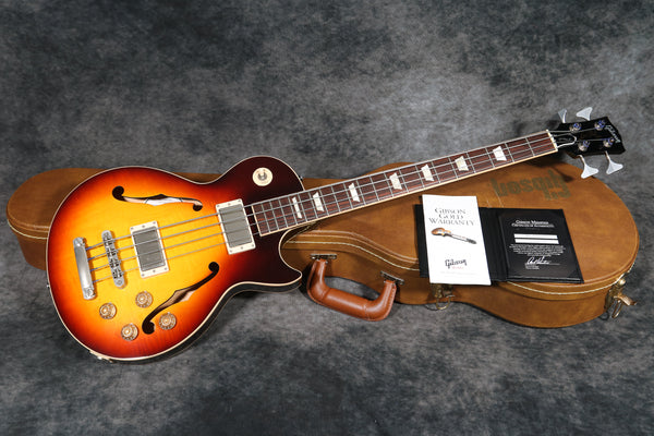 2015 Gibson Memphis ES Les Paul Bass, Faded Darkburst