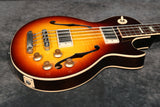 2015 Gibson Memphis ES Les Paul Bass, Faded Darkburst