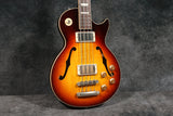 2015 Gibson Memphis ES Les Paul Bass, Faded Darkburst