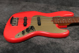 Olinto 5-String J Bass - Fiesta Red - Pre Owned