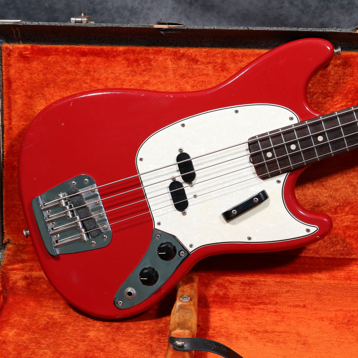 1967 Fender Mustang Bass Dakota Red Andy Baxter Bass And Guitars 5591