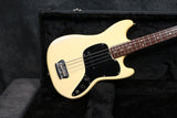 1977 Fender Musicmaster Bass, Olympic White