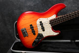 2003 Fender American Deluxe Jazz Bass, Cherry Burst