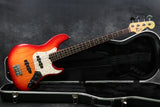 2003 Fender American Deluxe Jazz Bass, Cherry Burst