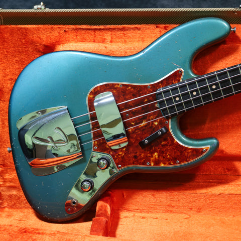 1960 Fender "Stack Knob" Jazz Bass, Lake Placid Blue Refinish