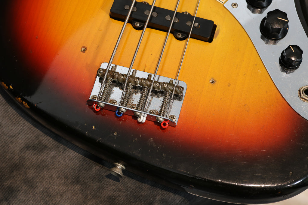 1966 Fender Jazz Bass Sunburst Andy Baxter Bass And Guitars 1020