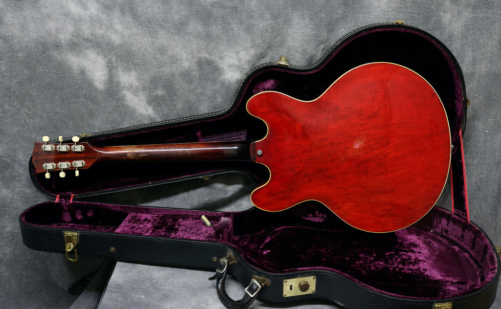 1967 Gibson ES-330 TDC, w/Lyre Vibrola, Cherry – Andy Baxter Bass & Guitars