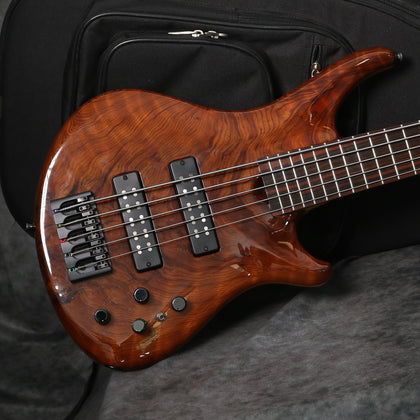 Roscoe SKB Custom 3005, 5-String, Redwood